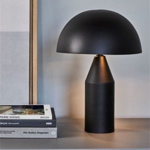 All black lamp