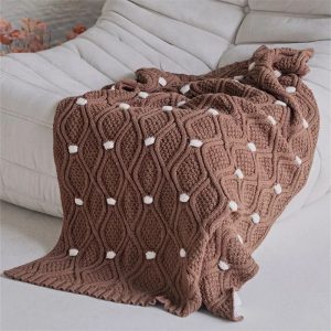 Crochet Block Afghan Pattern blanket