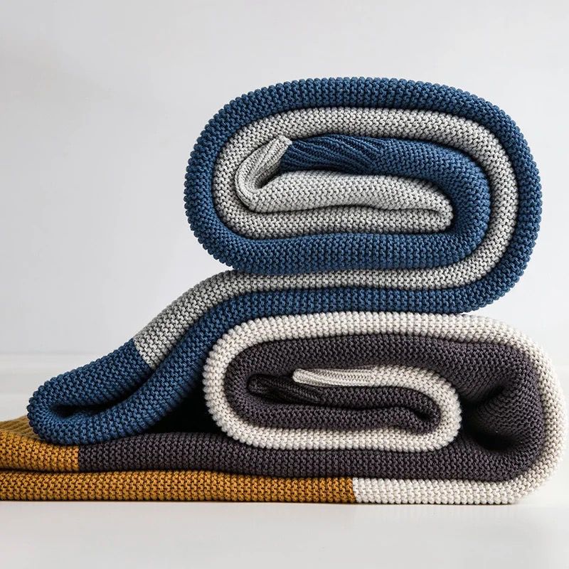 Abstract woven blanket