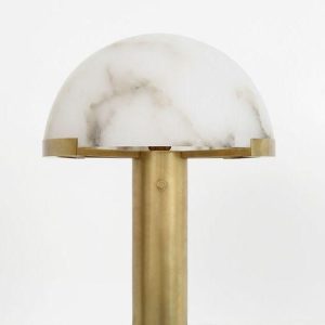 Alabaster Dome Lamp